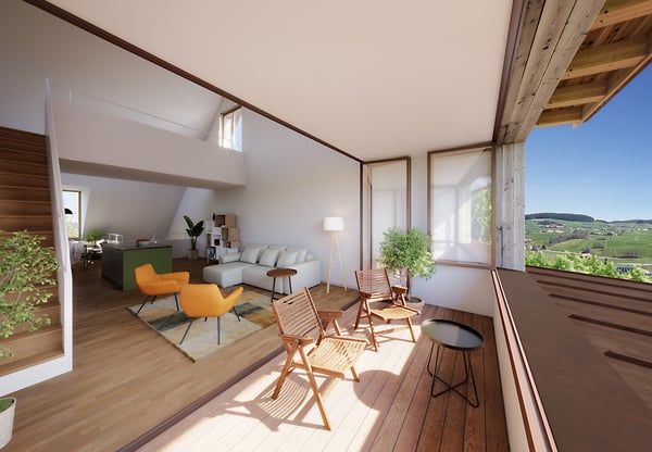 3.5-Zimmer-Gartenwohnung mit direktem Z…