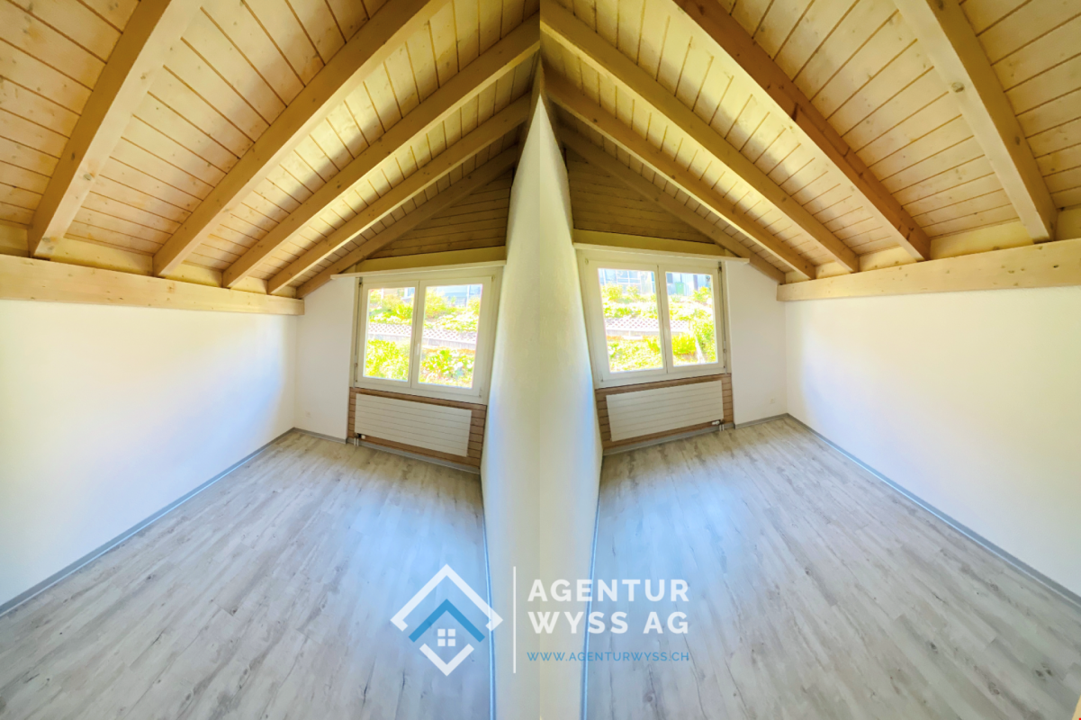 Agentur Wyss AG: Schönes 4.5 Zi. REFH in Faulensee mit Seesicht