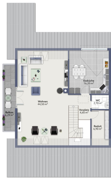 Charmante 3.5-Zimmer-Wohnung mit Charakter in Arch 15