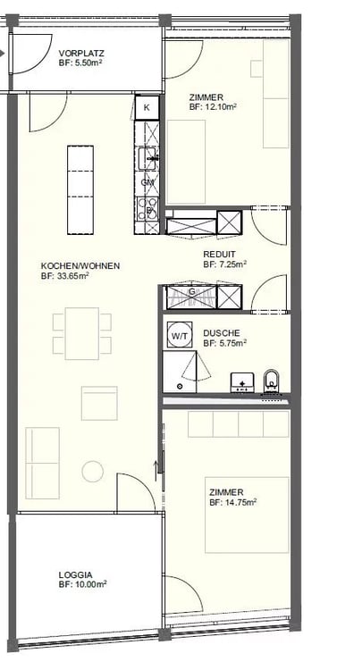 3,5-Zimmer-Wohnung, Neubau in Visp 5