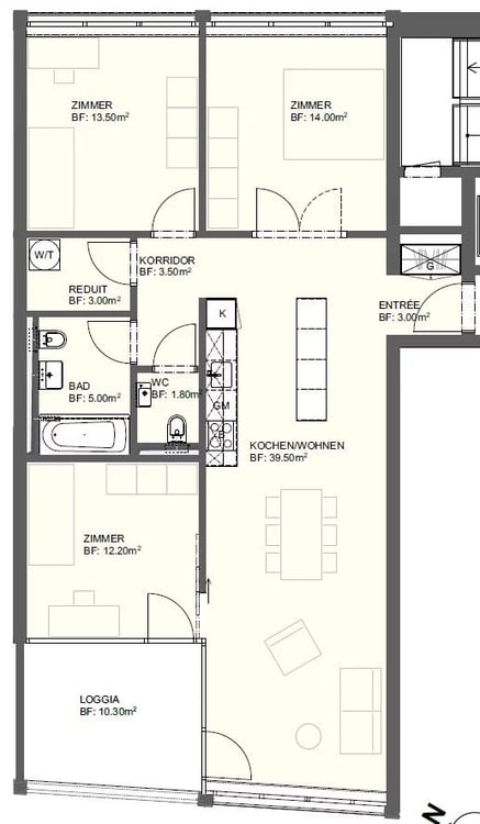 Schöne 4,5-Zimmer-Wohnung im 1. Stock 11