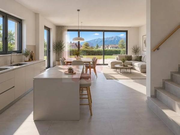 Magnifiques villas mitoyennes de 5,5 pièces Permis en force 3