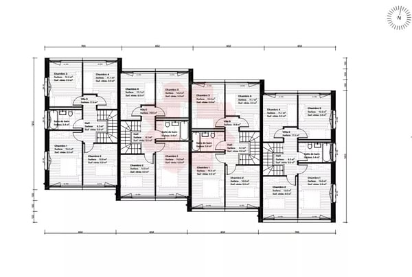Magnifiques villas mitoyennes de 5,5 pièces Permis en force 7