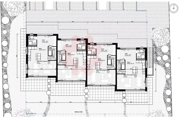 Magnifiques villas mitoyennes de 5,5 pièces Permis en force 6
