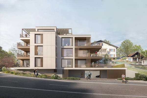 Neubau Résidence Épuré | Exklusive Gartenwohnung 1