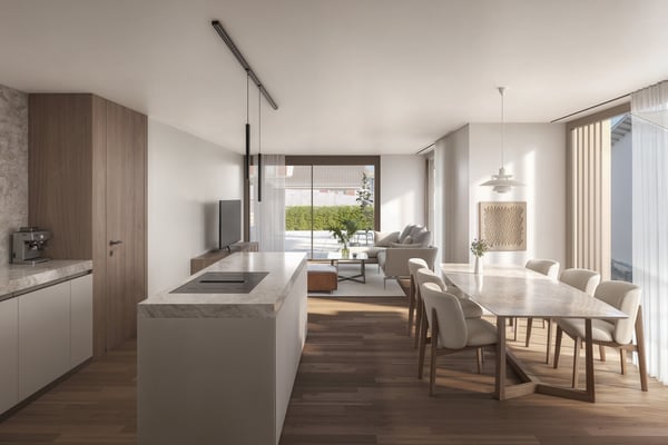Neubau Résidence Épuré | Exklusive Gartenwohnung 2