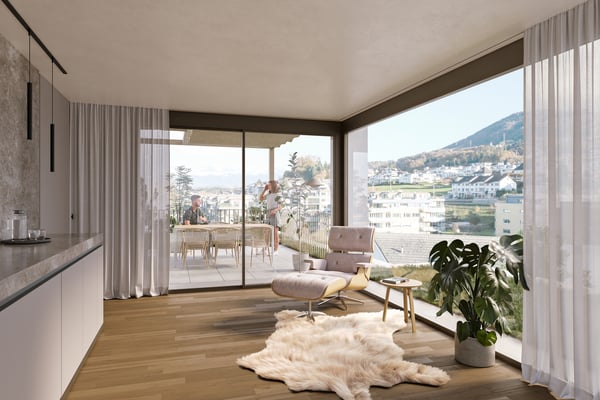 Neubau Résidence Épuré | Attika-Maisonette auf zwei Wohnebenen 1