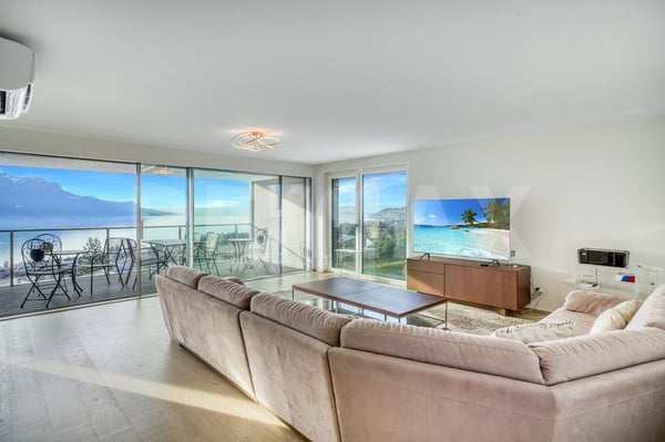 Un appartement d'exception dominant le Léman et les Alpes, 4.5p, 148m² 1