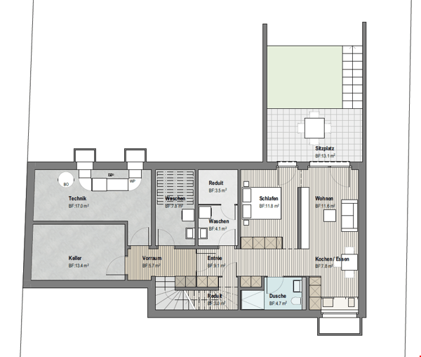 Wohnen am Wasser - Baulandgrundstück an idyllischer Lage direkt an der Aare 12
