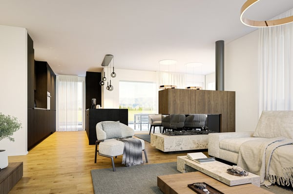 Moderne 3.5-Zimmer-Neubauwohnung mit Balkon und herrlicher Aussicht in Menziken 3