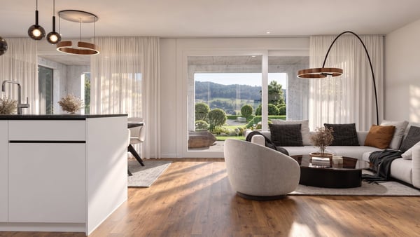 Neubau 3.5-Zimmer-Wohnung im Erdgeschoss in Reinach AG – Modern, hell und familienfreundlich 2
