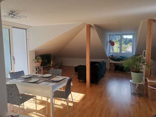 Charmante 1.5-Zimmer-Dachwohnung mit Balkon in Burgdorf 2