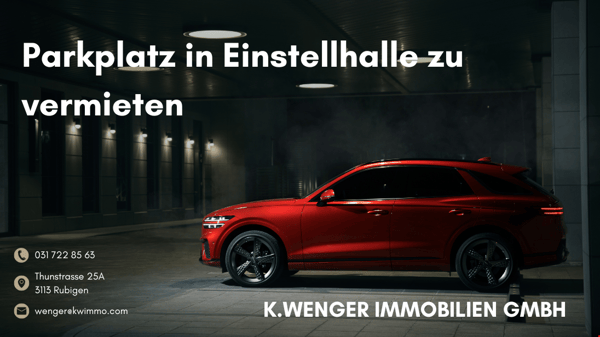 Einstellhallenplatz zu vermieten in Seedorf BE 1