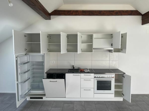 Appartement rénové de 3.5 pièces au 3e étage avec jardin commun 2