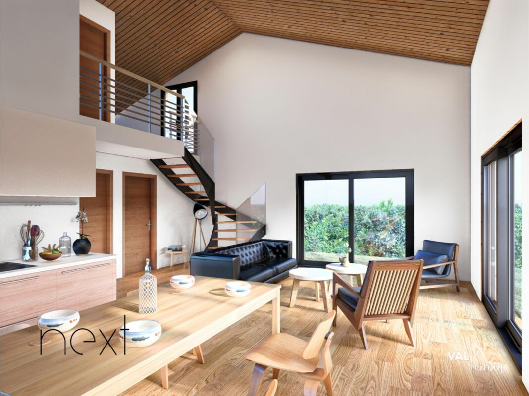 Châtaignier C - Habitat moderne au pied des alpes