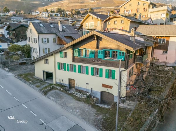 Deux unités d'habitation avec carnotzet au coeur d'un cadre authentique 1
