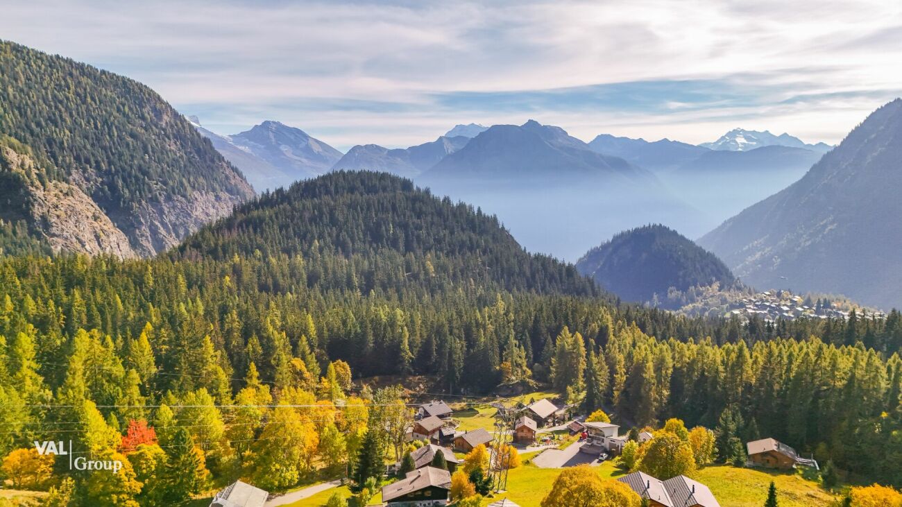Bauland in Blatten bei Naters - ruhige Lage im Weiler Rischinen mit traumhafter Aussicht