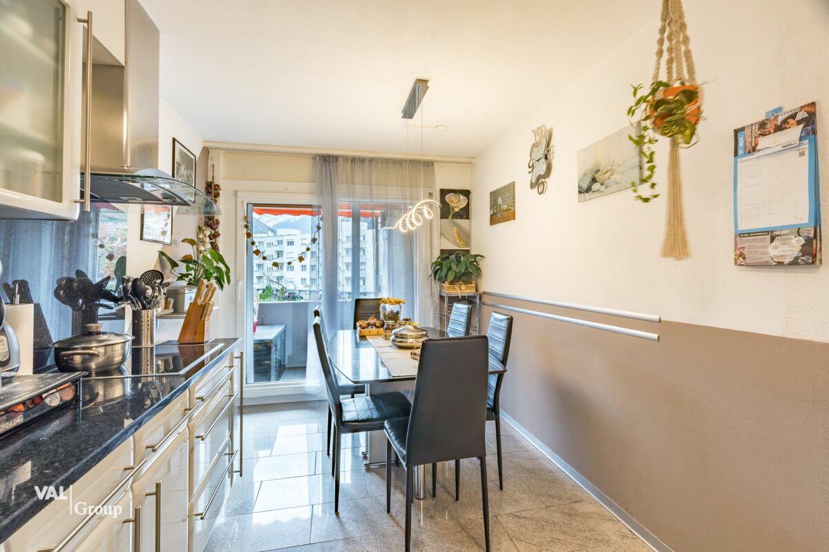 Vivere con comfort e vista - appartamento 4,5 locali nella migliore posizione di Visp