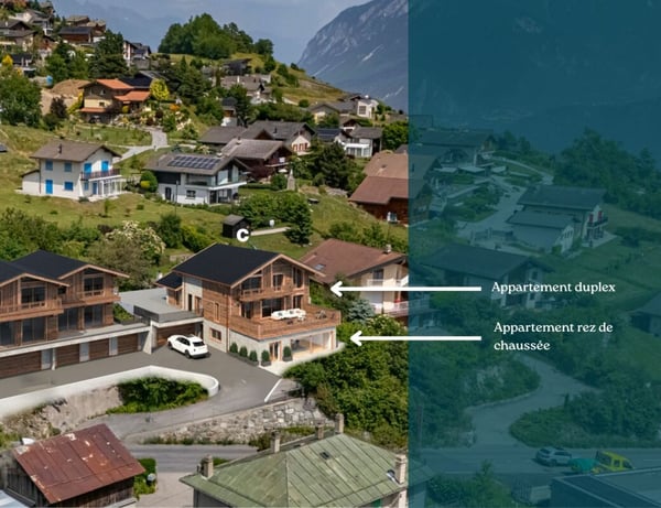 Magnifique duplex en résidence secondaire avec vue sur le lac 1