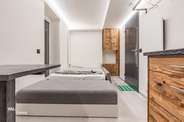 Studio entièrement rénové avec piscine, sauna, tennis 5