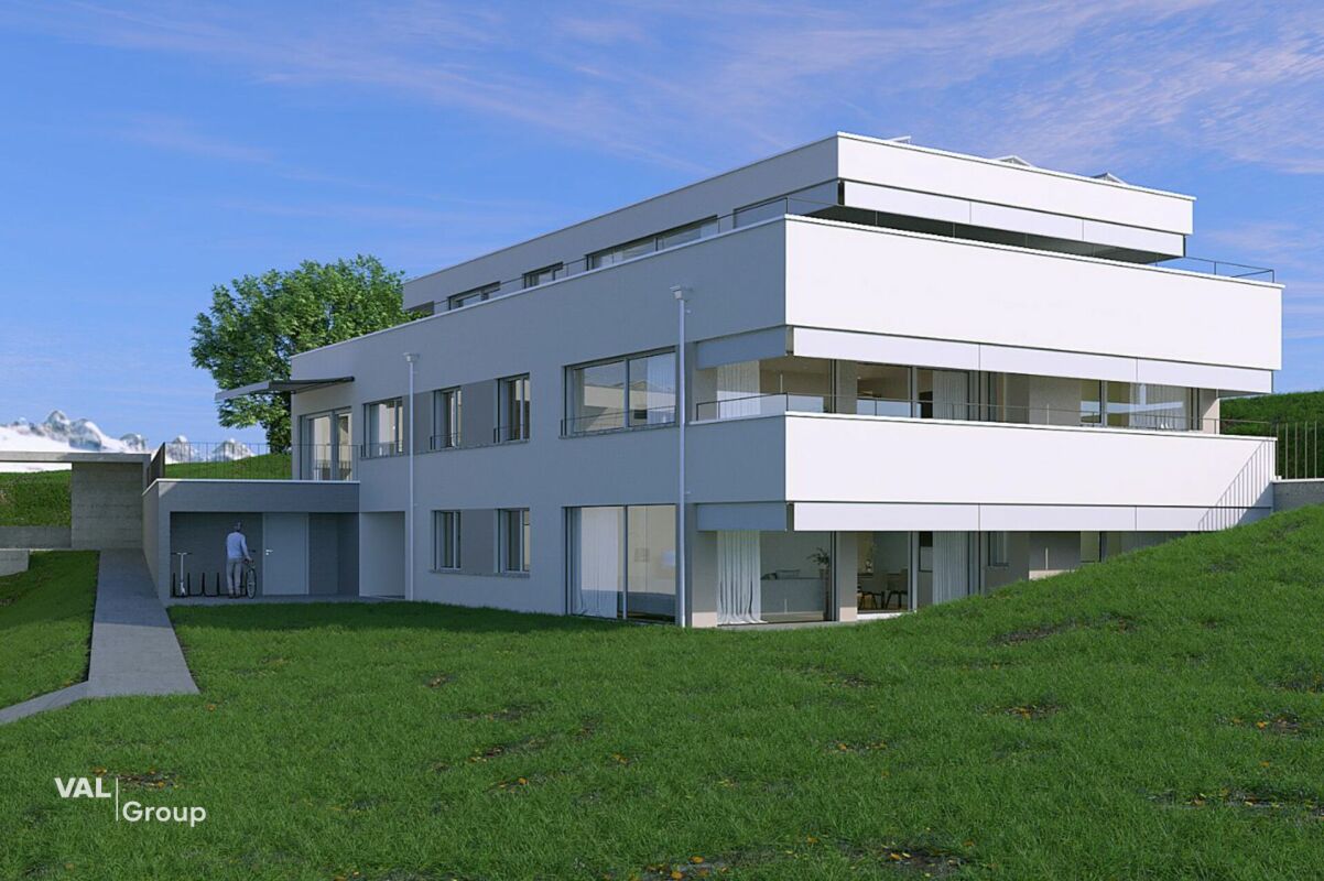 Vivere sopra i tetti di Brig-Glis: Appartamento spazioso di 141 m2 con stile, charme e vista imprenabile