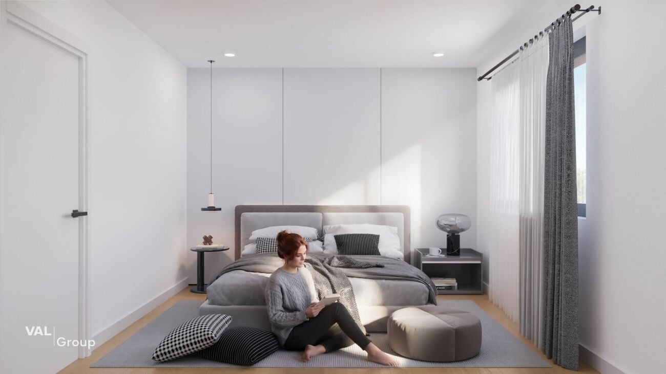 Bright 4.5-room apartment with modern floor plan
