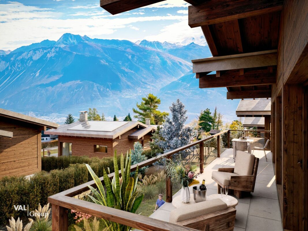 Habiter au coeur des Alpes suisses : 