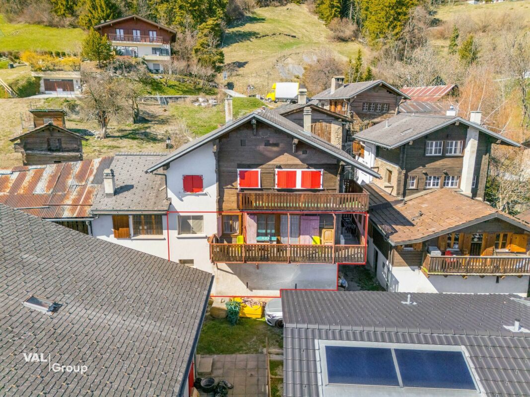 Appartement ensoleillé avec balcon et vue sur les Alpes