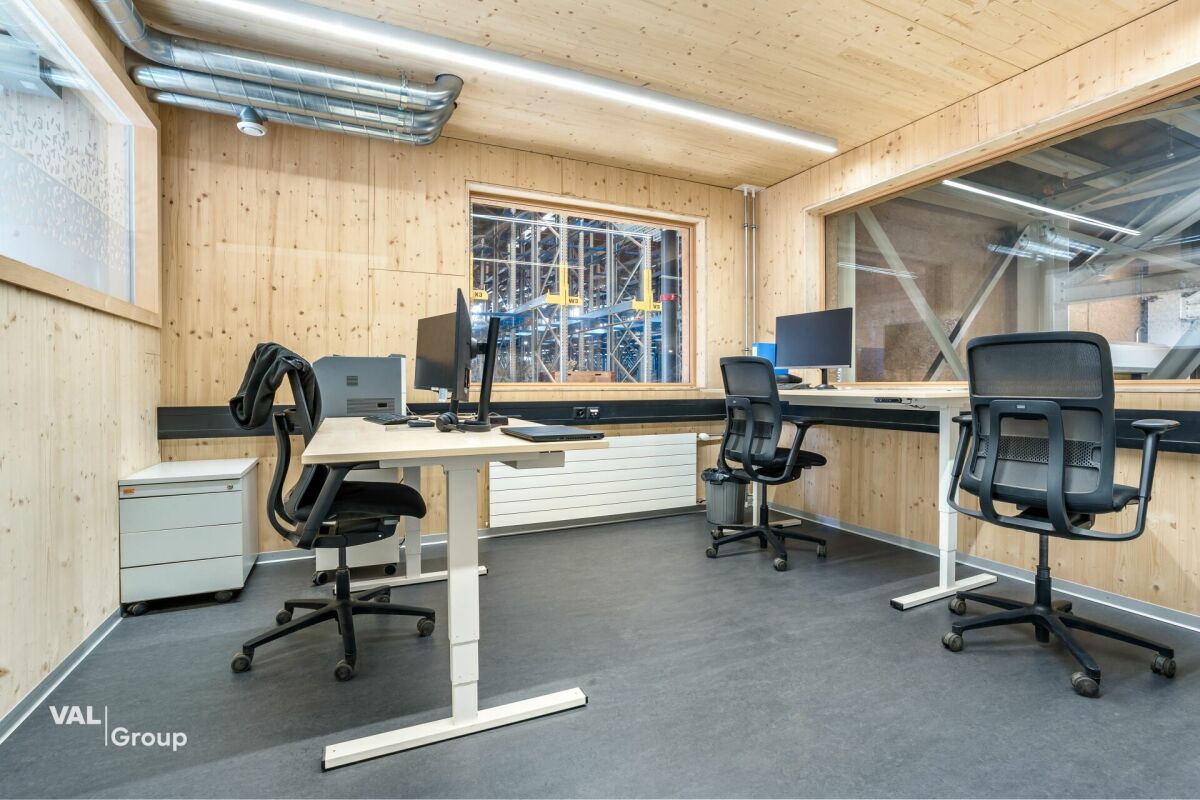 Bâtiment industriel unique - Construction en bois haut de gamme, utilisation polyvalente
