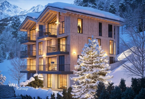 Residenz Le Roc: Luxuriöse Attikawohnung mit 5-Sterne-Komfort und Bergpanorama 3