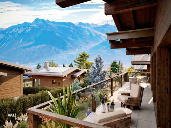 Chalet haut de gamme avec jardin privé