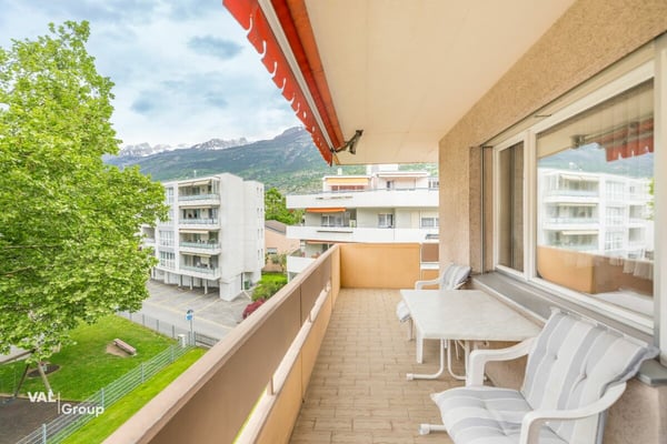 1.5-Zimmer, Balkon, Bergpanorama - zentral in Visp 12