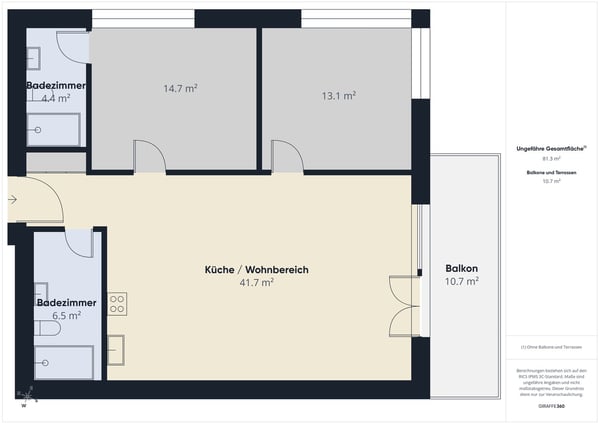 Ankommen & Wohlfühlen: 3.5-Zimmer-Neubau Gartenwohnung 9