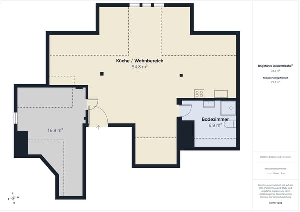 Charmante 1.5-Zimmer-Altbauwohnung im 5. OG in Wil SG – ruhige Lage mit schöner Aussicht 7