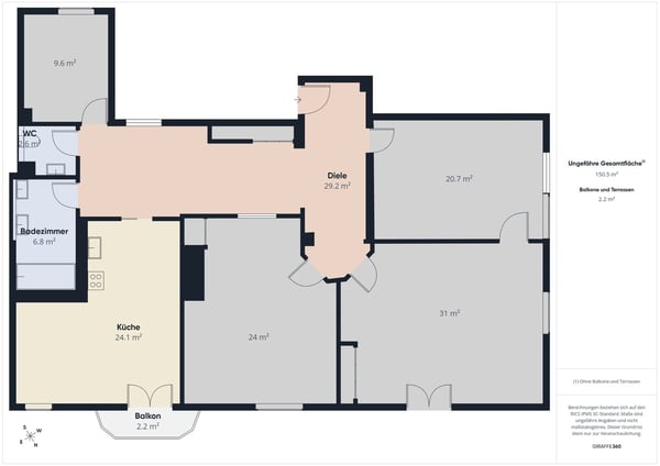 Charmante 4.5-Zimmer-Altbauwohnung mit Balkon im Herzen von St. Gallen 15
