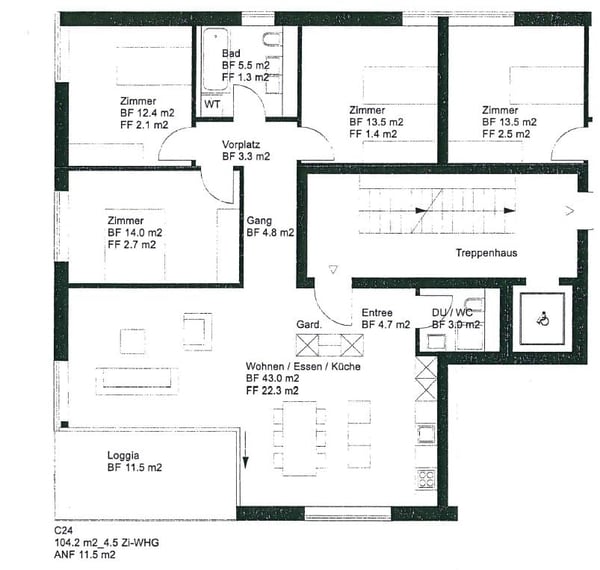 4.5-Zimmer-Wohnung mit Balkon in Opfikon (Glattpark) – Sofort verfügbar! 12