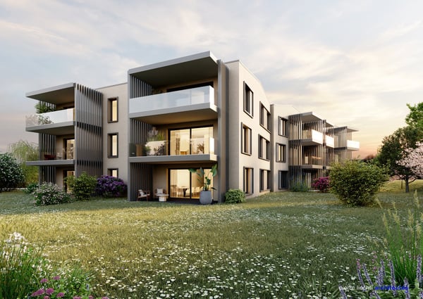 Appartement de 2,5 pièces avec jardin à…