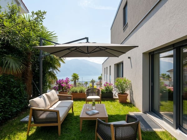 2.5 Appartamento con giardino e parziale vista lago - Residenza Lumino Locarno 1