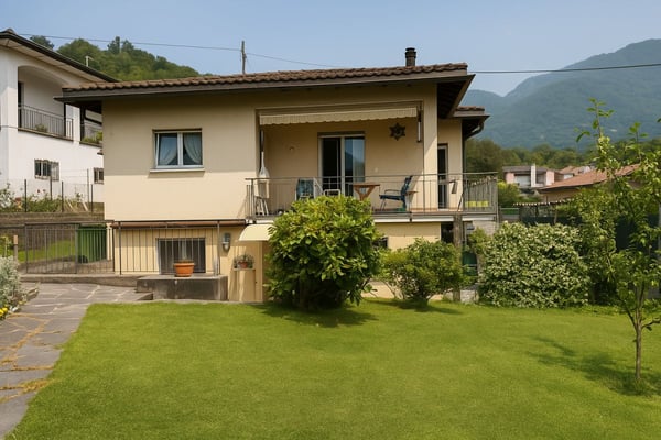 TAVERNE | ACCOGLIENTE 3.5 LOCALI IN CASA BIFAMILIARE CON GIARDINO 1