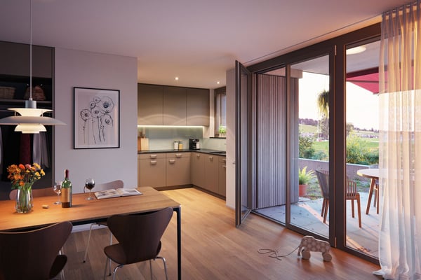 Moderne 1.5-Zimmer-Wohnung mit Balkon im Sporrerpark 3