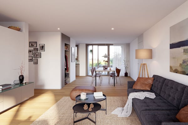 Moderne 1.5-Zimmer-Wohnung mit Balkon im Sporrerpark 2