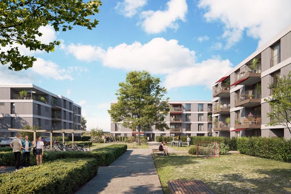 Moderne 1.5-Zimmer-Wohnung mit Balkon im Sporrerpark 4