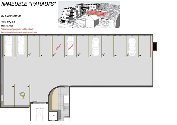 1.5 pièces dernier étage - Promotion de standing à Salins ! 5
