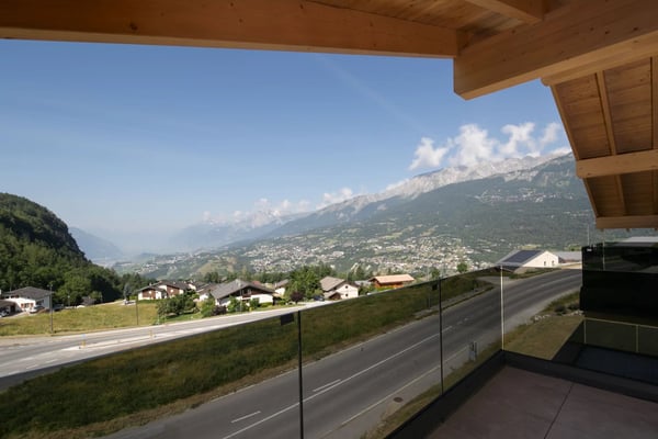 Chalet moderne de 1.5 pièces avec ascenseur, vue panoramique et finitions haut de gamme à  Lens / Crans-Montana 2