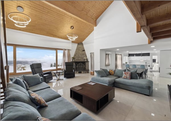 Chalet de  6.5 pièces avec vue panoramique à Bluche / Crans-Montana ? Vente aux étrangers autorisée 2