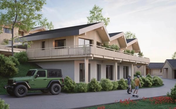 Chalets contemporains à Mollens Promotion Les Martelles 1
