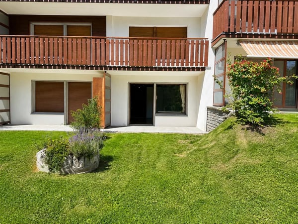 Grand studio en rez-de-jardin au coeur de Crans-Montana 3