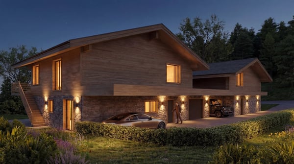 Chalet neuf haut de gamme de 4,5 pièces à Crans-Montana 2