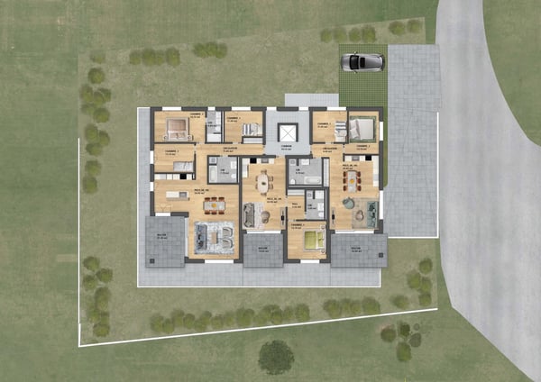 Appartement neuf de 3.5 pièces avec terrasse et jardin privatif ! 11