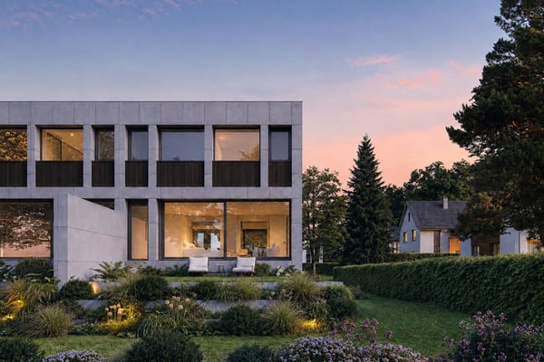 Architecture et beaux volumes | Villa C du projet Pra Vinea à Corminboeuf 2